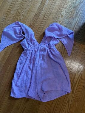 Lavender Shorts Romper - NWOT